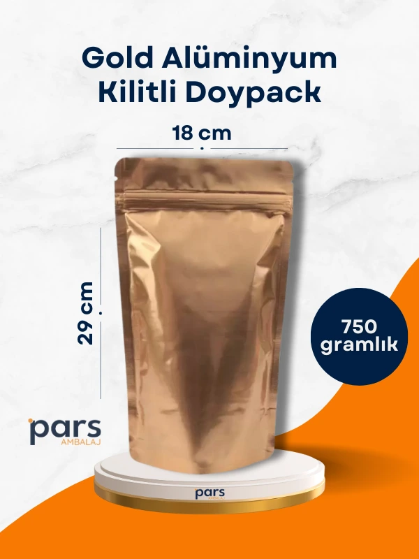 Gold-Alüminyum-Doypack-18cm-29cm